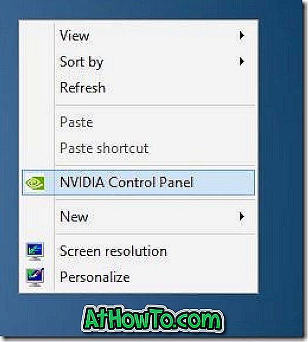 Fix: NVIDIA Kontrolpanel Mangler Fra Desktop Kontekst Menu